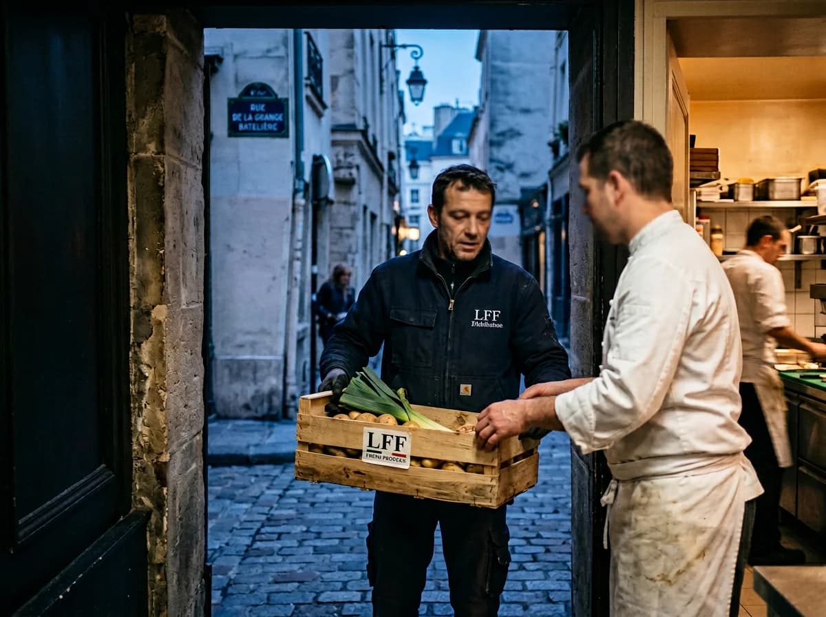 Livraison directe aux restaurants parisiens