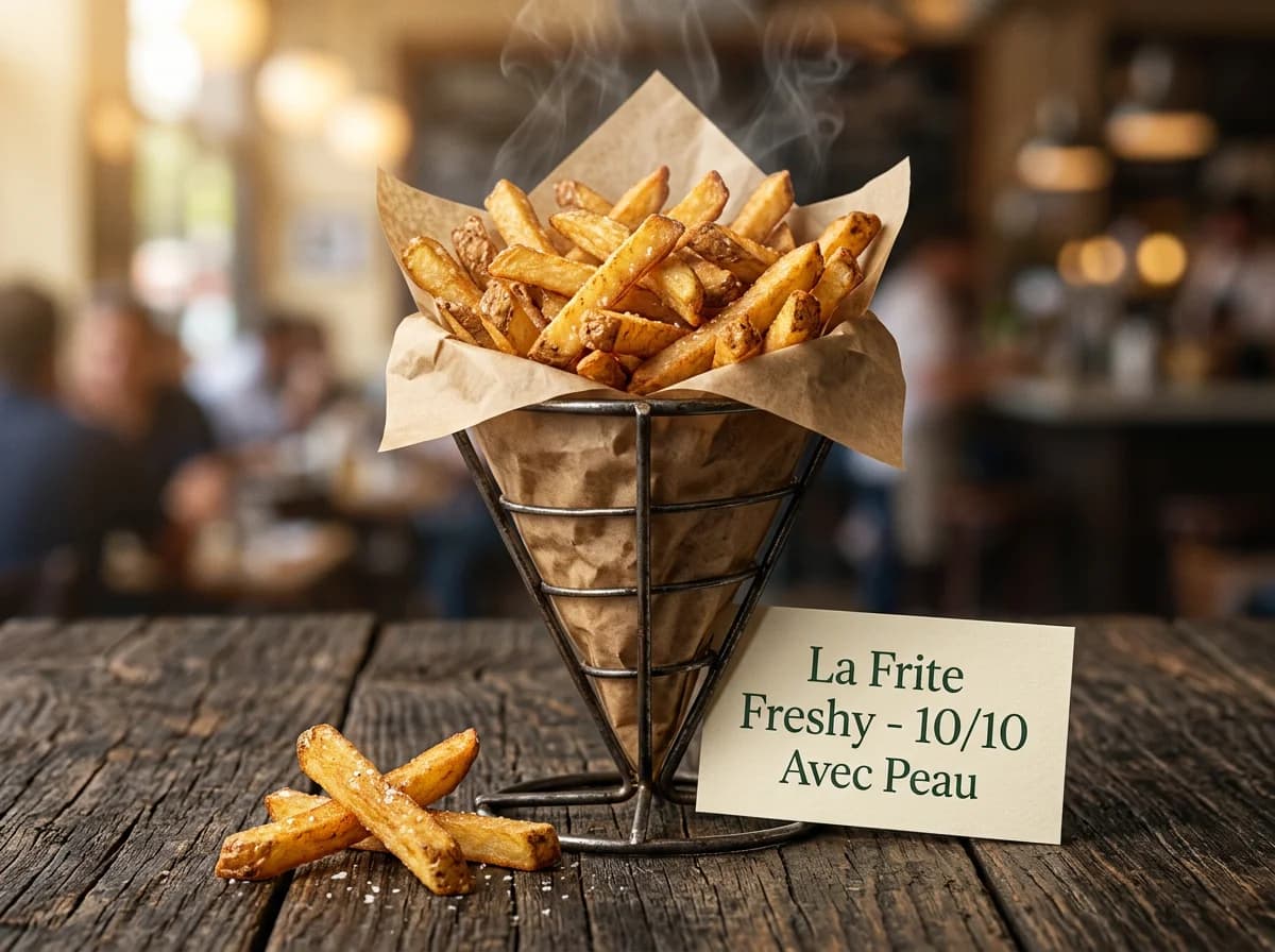 Frites avec peau 10/10