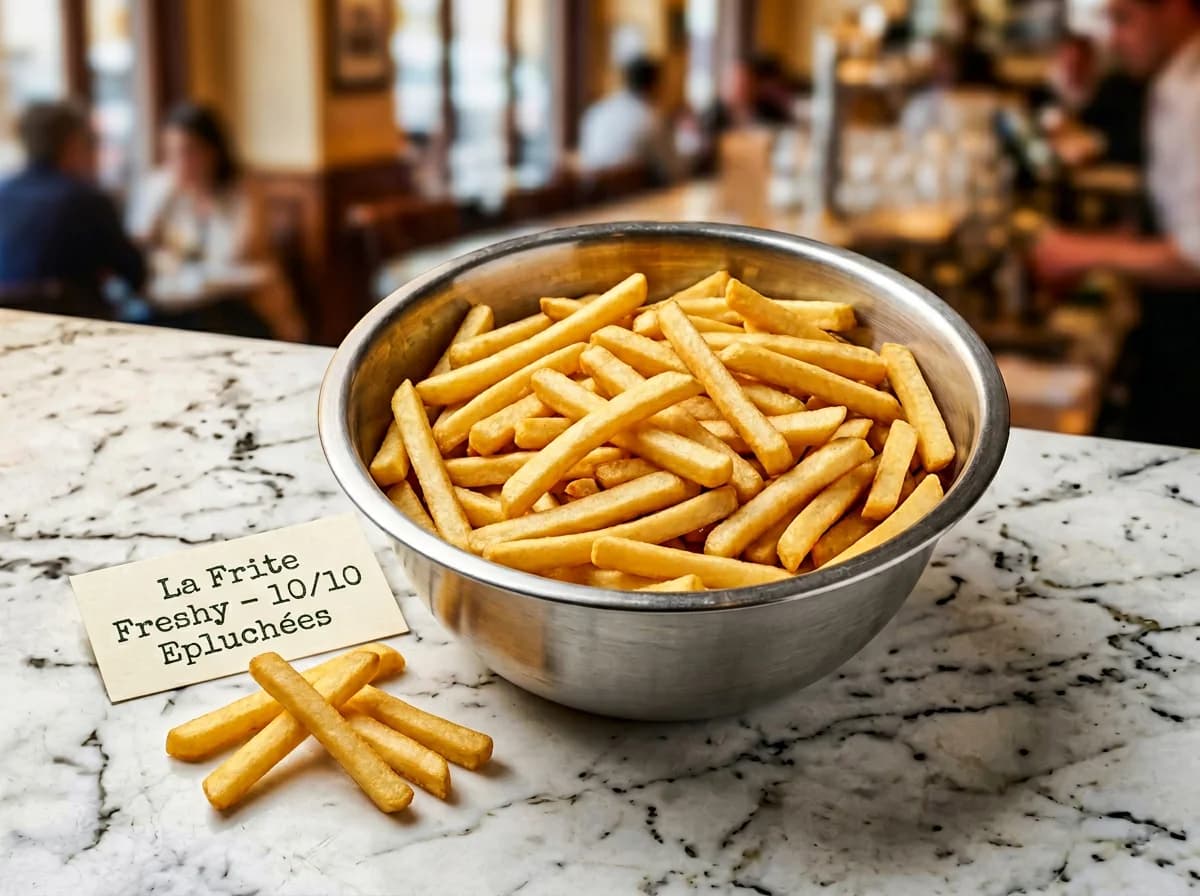 Frites épluchées 10/10