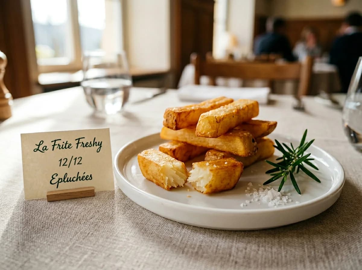 Frites épluchées 12/12