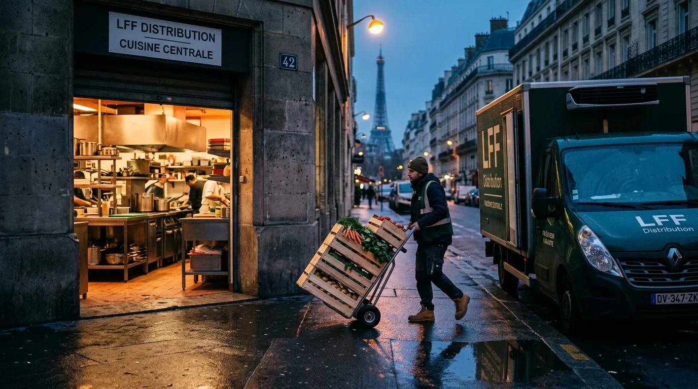 Fournisseur légumes dark kitchen Paris livraison flexible